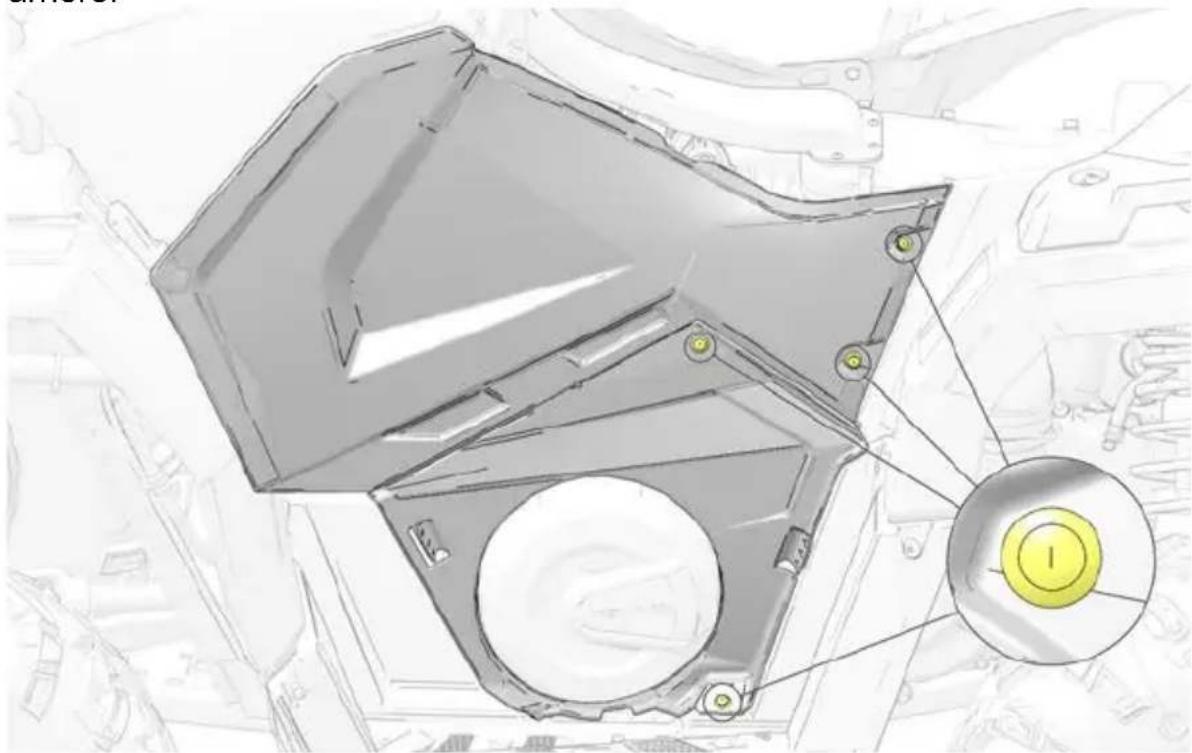 POLARIS Sportsman 570 EPS SE (2024) - RETRAIT DU REPOSE-PIEDS/PANNEAU LATÉRAL GAUCHE - 1