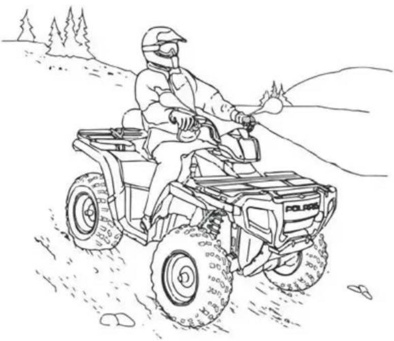 POLARIS Sportsman 570 EPS SE (2024) - DESCENTE DE PENTE - 1