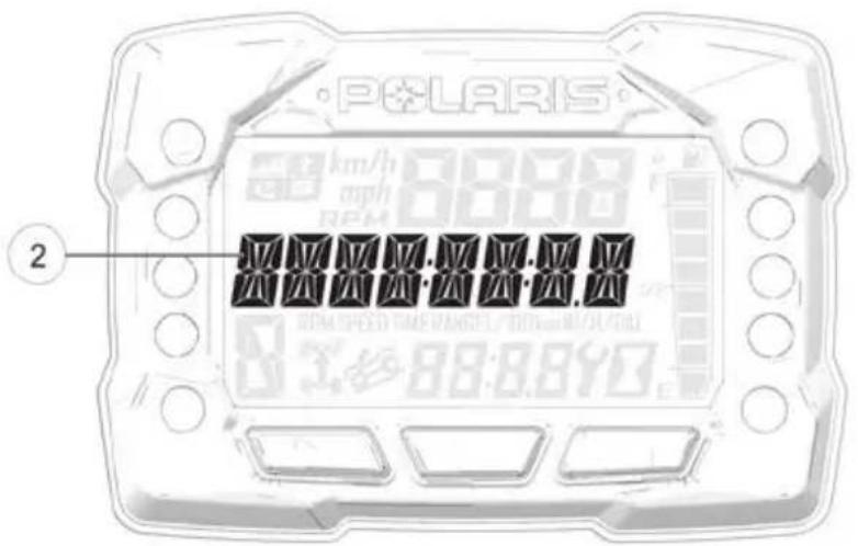 POLARIS km/h mph 8888 REM 2 PWM SPEED TIME/ANGLE/100mA/10A/10A 88:88:870