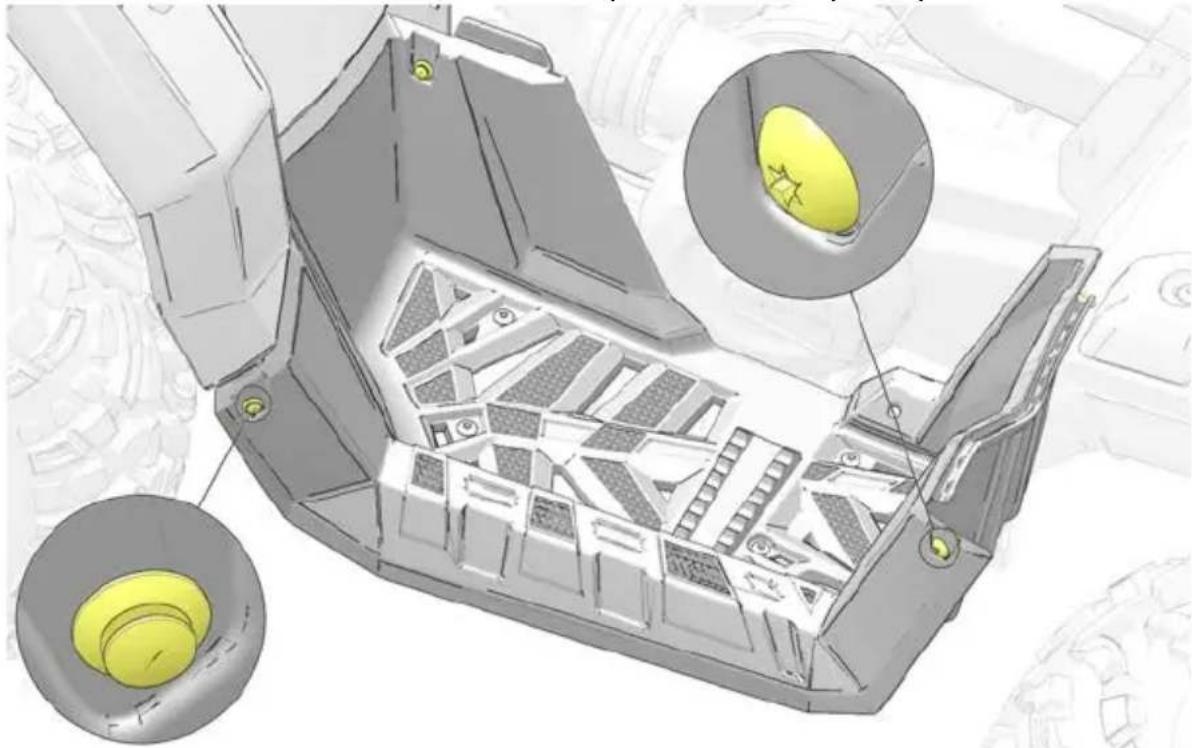 POLARIS Sportsman 570 EPS SE (2024) - RETRAIT DU REPOSE-PIEDS/PANNEAU LATÉRAL GAUCHE - 3