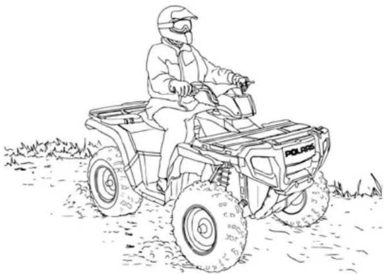 POLARIS Sportsman 570 EPS SE (2024) - PROCÉDURES DE CONDUITE DU NOUVEAU CONDUCTEUR - 1