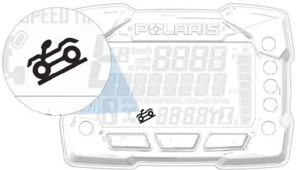 POLARIS km/h mph RPM 1/2 RPM SPEED TIMERANGEL / 100km N/A 88:88:7E
