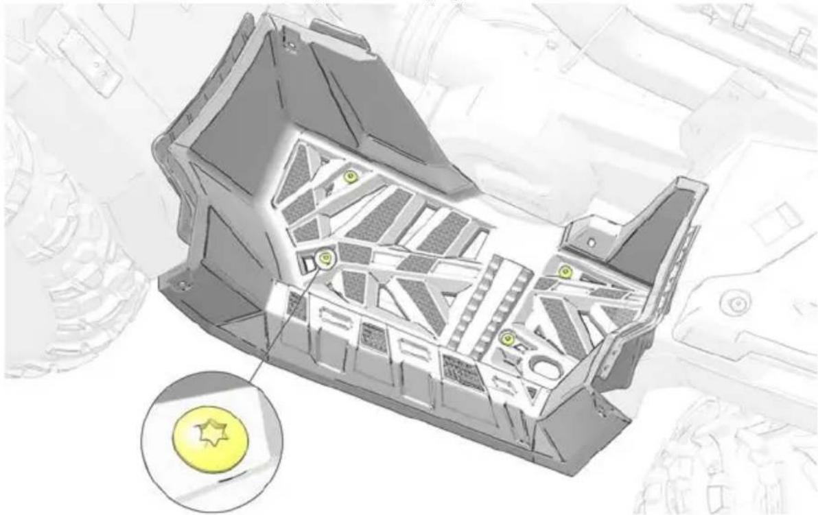 POLARIS Sportsman 570 EPS SE (2024) - RETRAIT DU REPOSE-PIEDS/PANNEAU LATÉRAL GAUCHE - 4