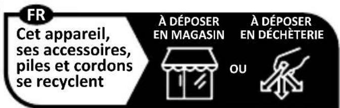 Bearware 306607 - Indications pour l'élimination des batteries - 2