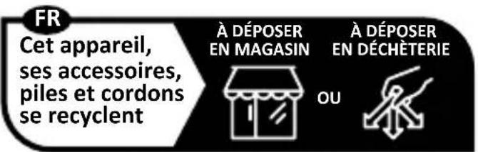 Bearware 306608 - Indications pour l'élimination des batteries - 2
