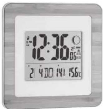 GlobalTronics WC-RC-D-02 - Horloge numérique radioguidée - 4