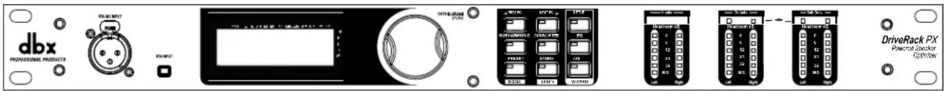 DBX DriveRack PX - Connexions - 2