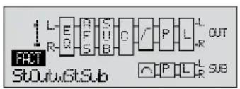 DBX DriveRack PX - Sélection des Presets : - 1