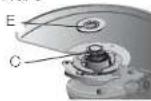 DEWALT DWE46101 - MOUNTING NON-HUBBED WHEELS (FIG. 8) - 1