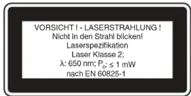 EINHELL TE-SM 36/10 L Li - Lazer sinifi 2 - 1