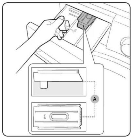 SAMSUNG WW8FK6604QW - Pour mettre des agents de lavage dans le tiroir à lessive - 2