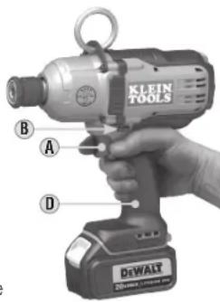 BLACK & DECKER BAT20-716 - GÂCHETTE À VITESSE VARIABLE - 1