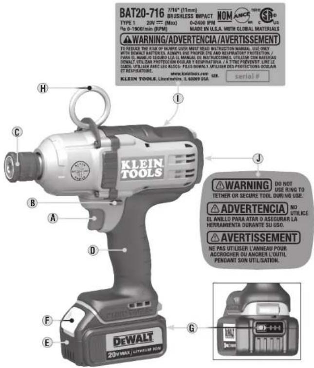 BLACK & DECKER BAT20-716 - NOTE: There are no user-serviceable parts inside. - 1
