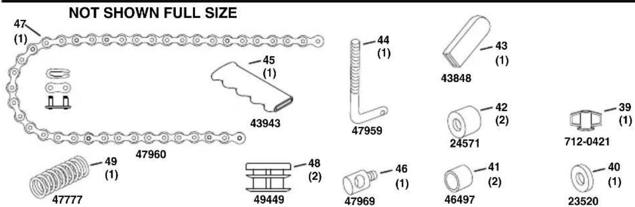 Craftsman CMXGZBF71243311 - HArDWAre PACKAGE COntentS - 2