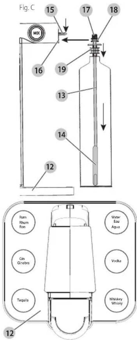 BLACK & DECKER BCHB101 - Installing Bottles (Fig. C) - 1