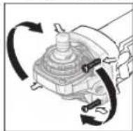 BOSCH GWS 900 Professional - Rotating the Machine Head - 1