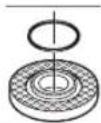 BOSCH GWS 900 Professional - Slipe-/kappeskive - 1