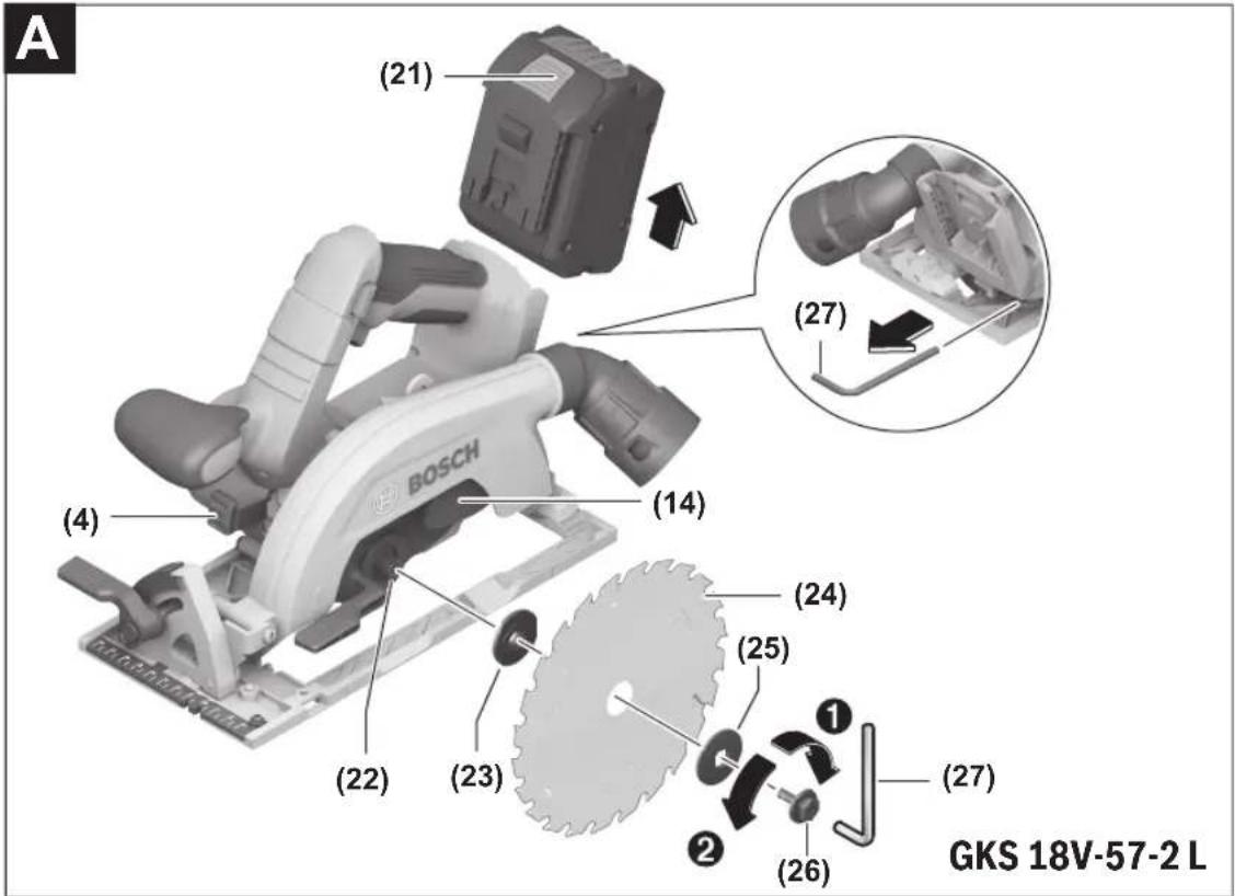 BOSCH GKS 18V-57-2 L Professional - 3