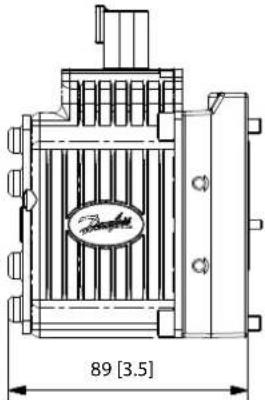 DANFOSS PVG 128 - Schémas et dimensions des PVEH - 4