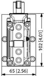 DANFOSS PVG 128 - Schémas et dimensions des PVEH - 3