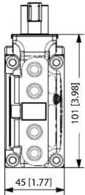DANFOSS PVG 128 - Schémas et dimensions des PVEH - 5