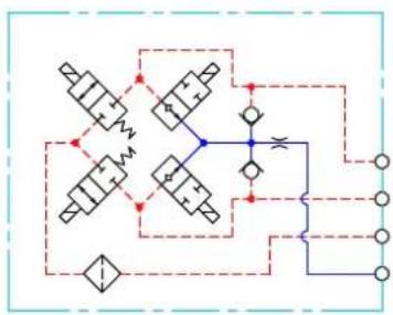 DANFOSS PVG 128 - Schémas et dimensions des PVEH - 1