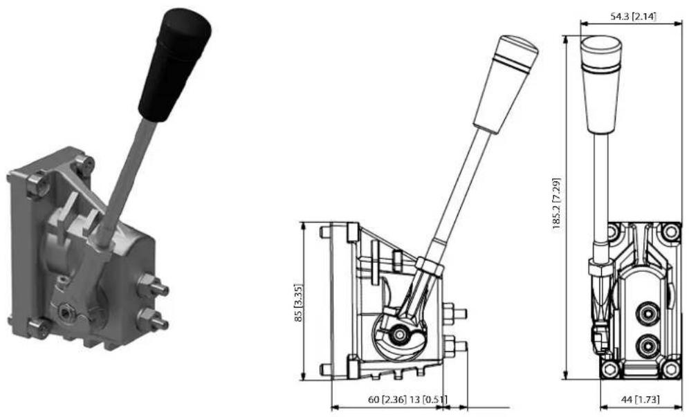 DANFOSS PVG-EX 32/128/256 - PVM Manual actuation - 1