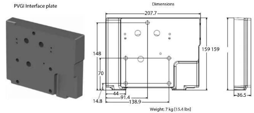 DANFOSS PVG-EX 32/128/256 - PVG-EX PVGI Interface Plate - 1