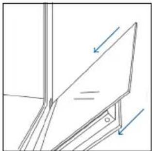 HAIER H6 ID23B3HTB - OUTSIDE THE OVEN: removal and cleaning the glass door - 8