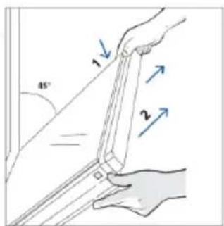 HAIER H6 ID23B3HTB - VÄLJASPOOL AHJU: klaasukse eemaldamine ja puhastamine - 2