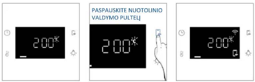 HAIER H6 ID23B3HTB - Kaip aktyvinti nuotolinio valdymo pultelj - 4