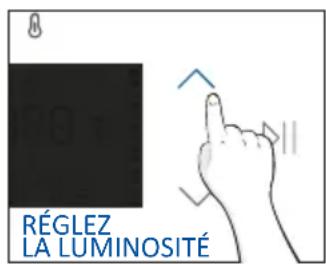 RÉGLEZ LA LUMINOSITÉ