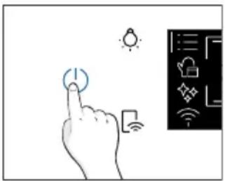 HAIER H6 ID25G3HTB1 - SWITCHING ON/OFF THE OVEN - 1