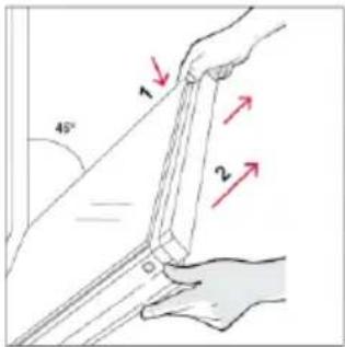 HOOVER HO6 H5B3YTX - CURÂTAREA EXTERIORULUI CUCTORULUI: indepartarea Şi curâtarea uşii de sticlă - 3
