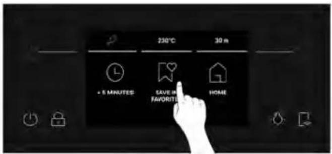 HAIER H6 ID66C3HTB1 - Speichern von Rezepten als Favoriten: - 1