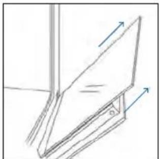 HAIER H6 ID66C3HTB1 - OUTSIDE THE OVEN: removal and cleaning the glass door - 4