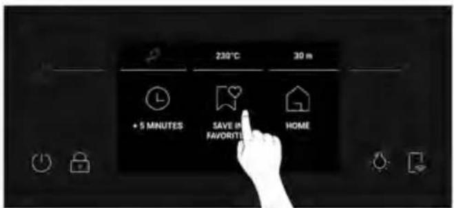 HAIER H6 ID66C3HTB1 - Guardar recetas como favoritas: - 1