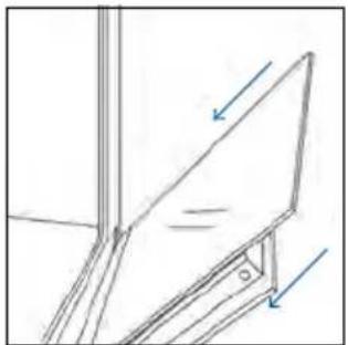 HAIER H6 ID66C3HTB1 - OUTSIDE THE OVEN: removal and cleaning the glass door - 8