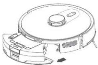 Roidmi EVE ROOK - Démontage et nettoyage du réservoir d'eau et du filtre deux-en-un - 1