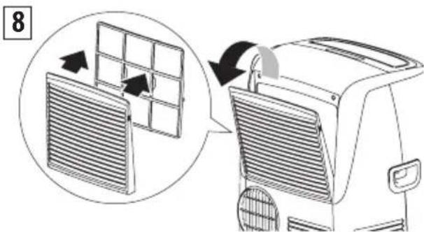 DELONGHI Pinguino Smart PACEL140LRFK-3ALBK - LIMPIEZA DEL FILTRO - 1