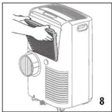 DELONGHI Pinguino Compact PACEM370-6ALWH - NETTOYAGE DU FILTRE À AIR - 1