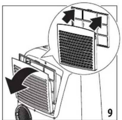 DELONGHI Pinguino Arctic Whisper PACEX360LVYN-6AWH - CLEANING THE BIO SILVER AIR FILTER - 1
