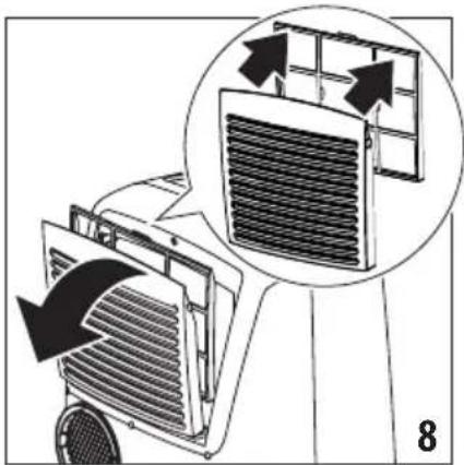 DELONGHI Pinguino PACEX390UVCARE-6ALWH - NETTOYAGE DU FILTRÉ À AIR - 1