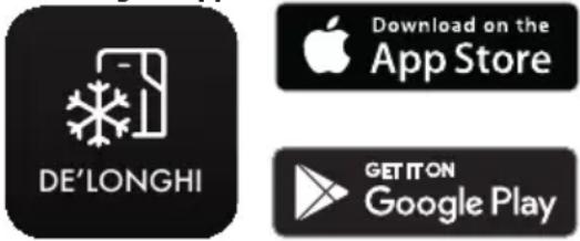Download on the App Store DE'LONGHI GETTOM Google Play