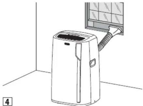 DELONGHI Pinguino Deluxe PACEL376HGRFK-6ALWH - AIRE ACONDICIONADO CON INSTALLACION DE VENTANA   Tambien se pueda configurar en una ventana doble: - 1