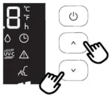 DELONGHI Pinguino Arctic Whisper Extreme PACEX398VUV-6ALWH - SELECCIONE LA ESCALA DE TEMPERATURA - 1