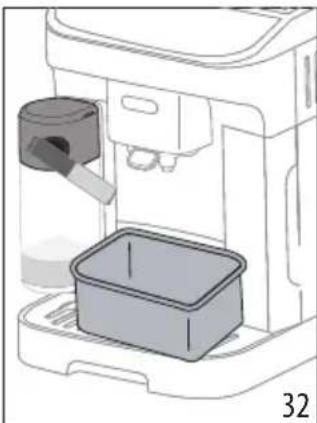 DELONGHI Magnifica Evo ECAM290.51.B - Nettoyage de la carafe à lait après chaque utilisation - 2