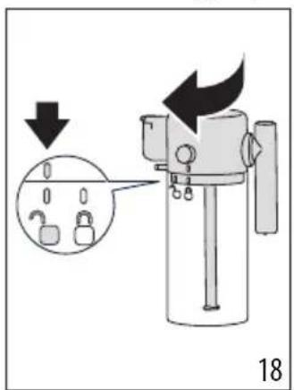DELONGHI Magnifica Evo ECAM290.62.B - Filling and attaching the milk carafe - 1