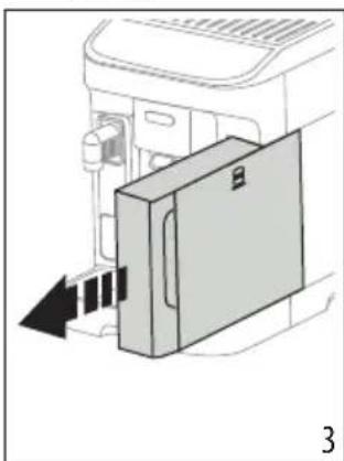 DELONGHI Magnifica Evo ECAM290.62.B - Branchez l'appareil au secteur (fig.1). - 2
