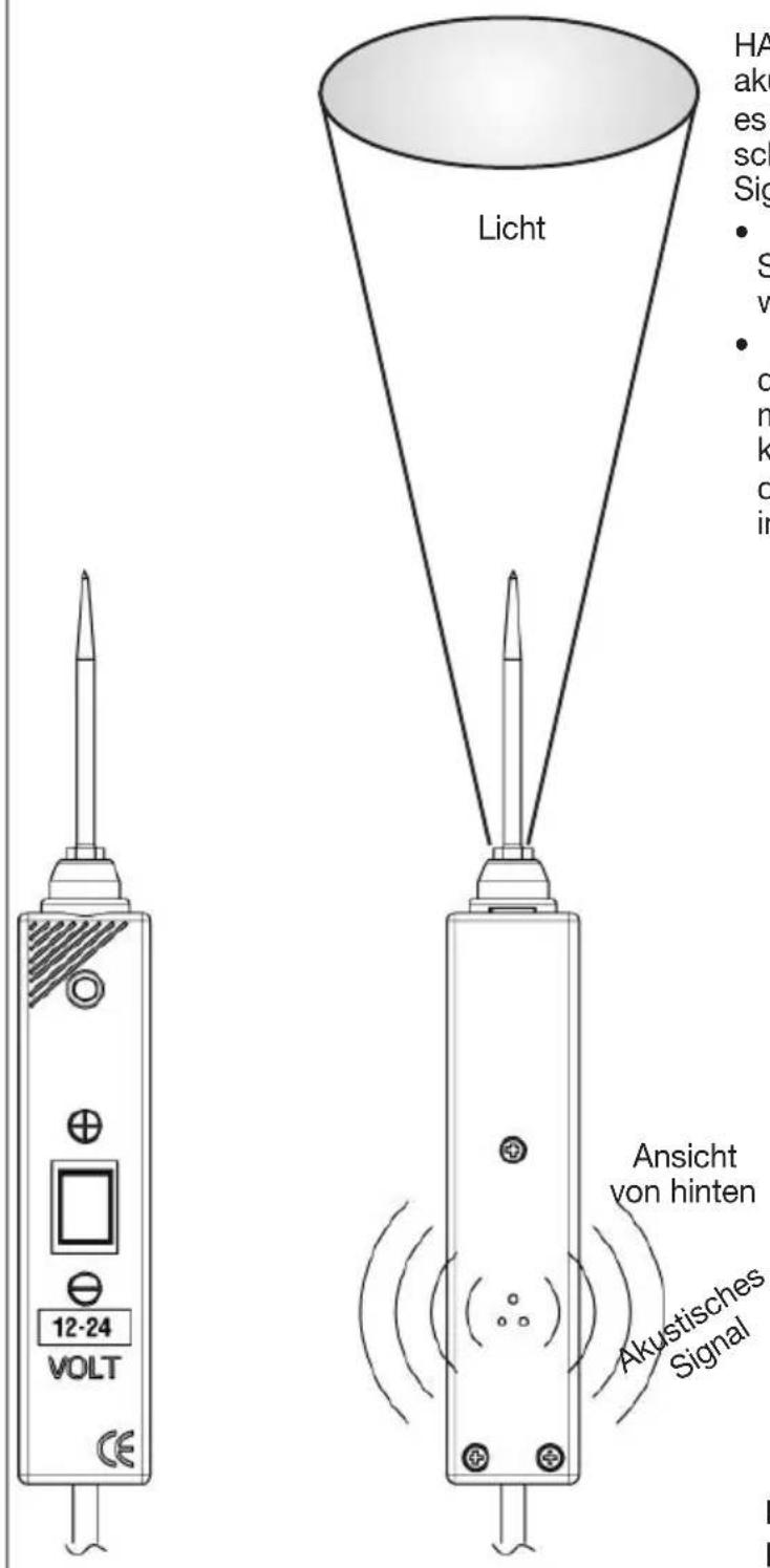 Hazet 2152-5 - Multifunktions-Prüfgerät 2152-5 mit Beleuchtung und akustischer Signalfunktion - 1